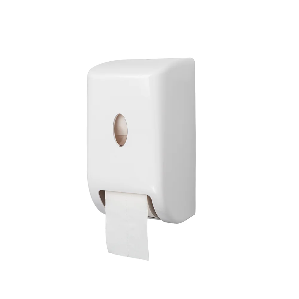 Ecomatic Classic Vertical Twin Toilet Roll Dispenser